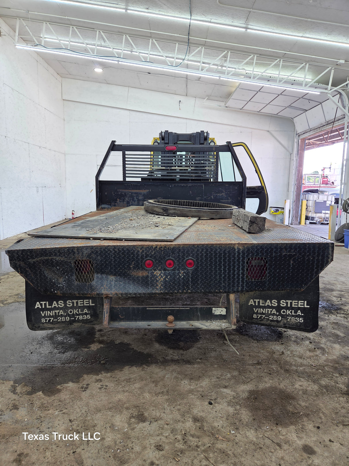 9' Steel Pickup Truck Dual Rear Wheel Utility Flatbed Universal