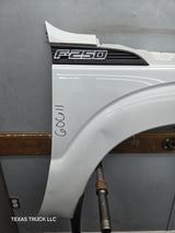 2011-2016 Ford Super Duty F250 F350 RH Passenger Side Front Fender Quarter Panel - Oxford White