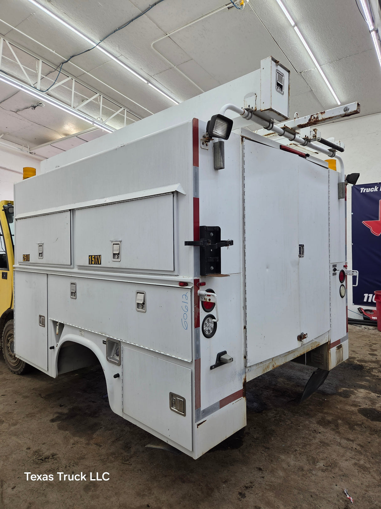 9' Steel High Rise Utility Dually Service Body Utility Bed Universal