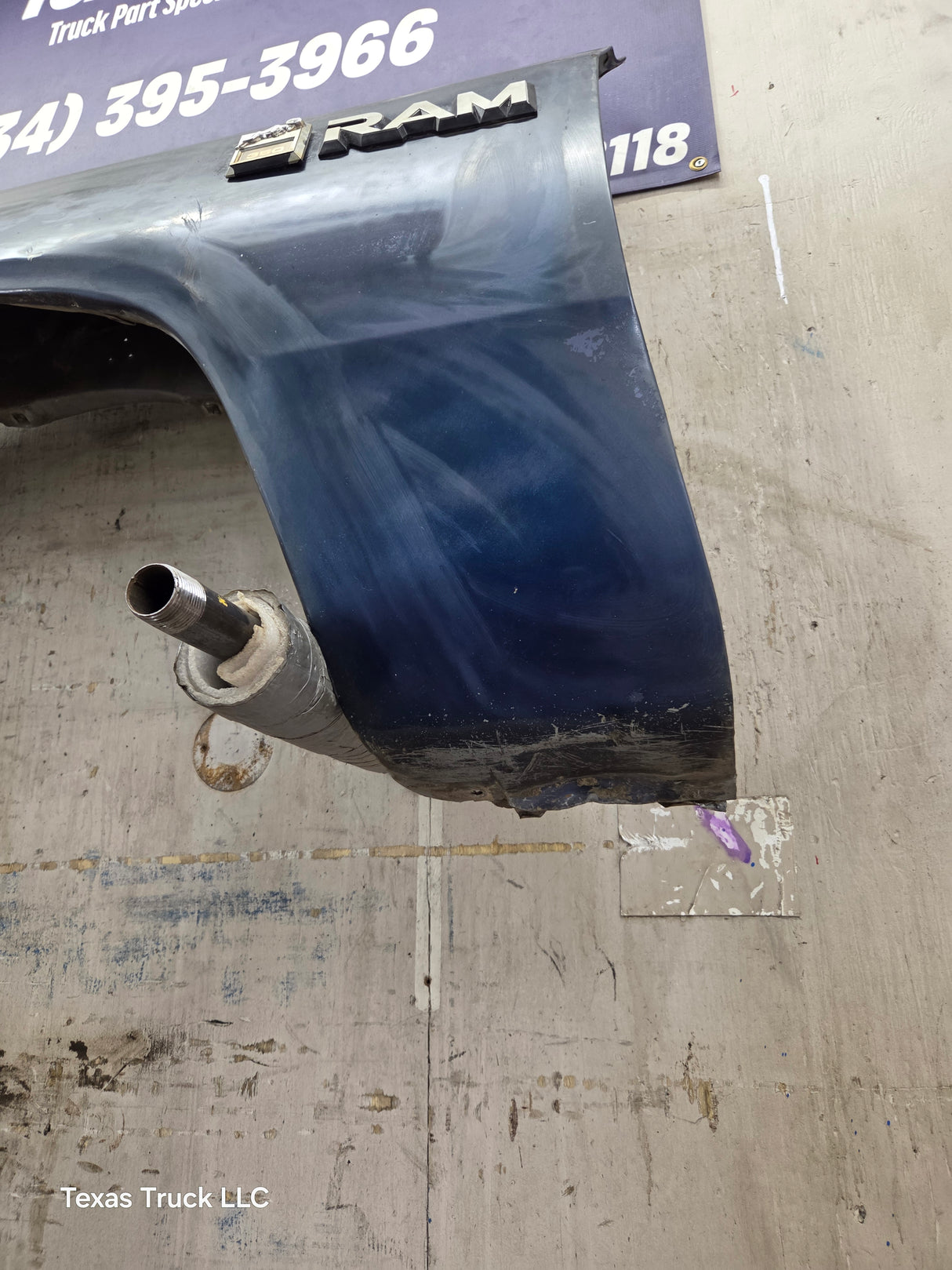 1981-1993 Dodge Ram 1st Gen LH Driver Side Front Fender W150 W250 W350 D150 D250 D350 Ramcharger