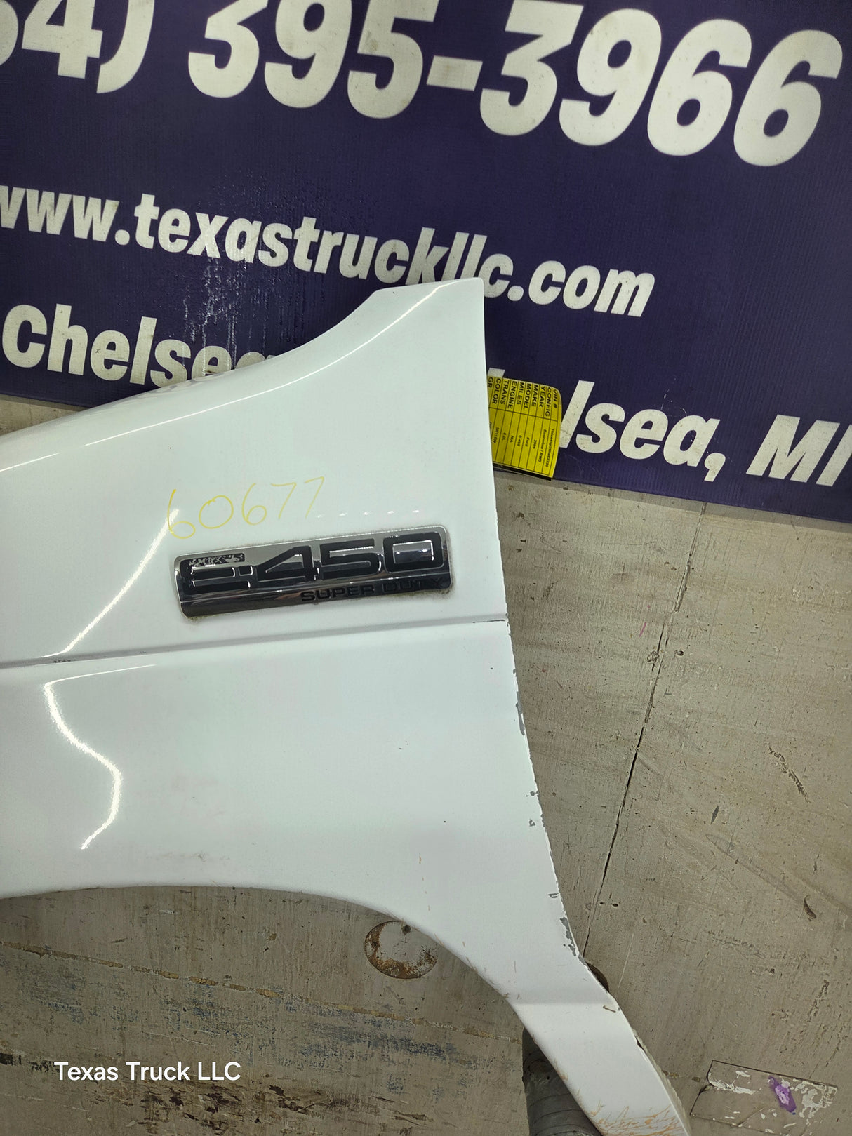 1999-2007 Ford Super Duty LH Driver Side Front Fender E150 E250 E350 E450 E550 Econoline