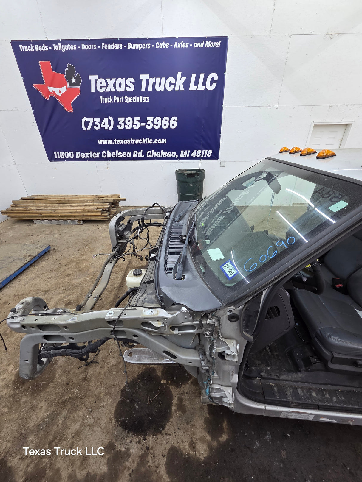 2011-2016 Ford F250 F350 F450 F550 Super Duty Regular Cab 6.7 Power Stroke - Silver