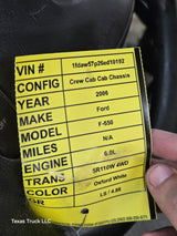 2005-2007 Ford Super Duty F250 F350 F450 F550 XLT 4 Door Crew Cab