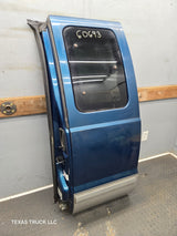 1999-2007 Ford Super Duty F250 F350 F450 F550 LH Extended Cab Driver Side Rear Door