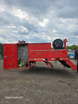 12' Steel Utility Service Body Truck Dual Rear Wheel Utility Hydraulic Bed Universal