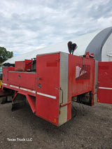 12' Steel Utility Service Body Truck Dual Rear Wheel Utility Hydraulic Bed Universal