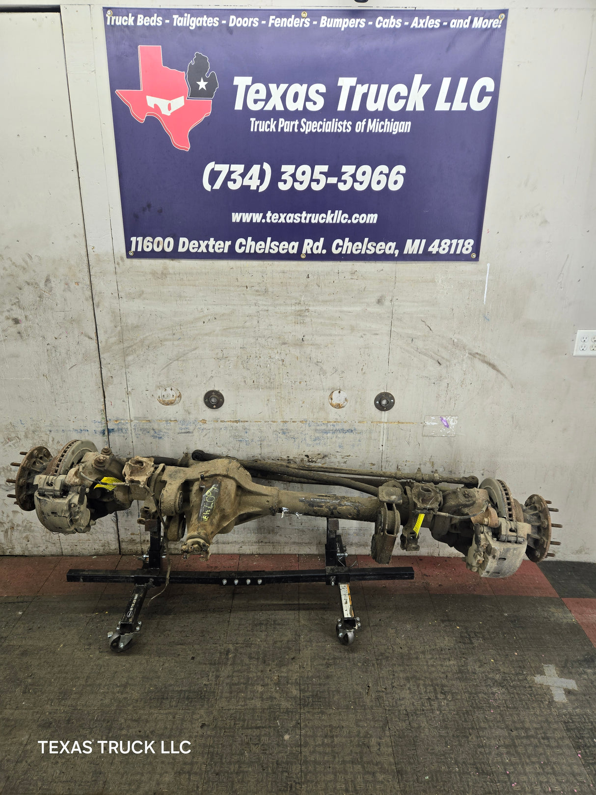 2005-2016 Ford F450 F550 Super Duty Front Axle 4.88 Gear Ratio DRW 10 Lug