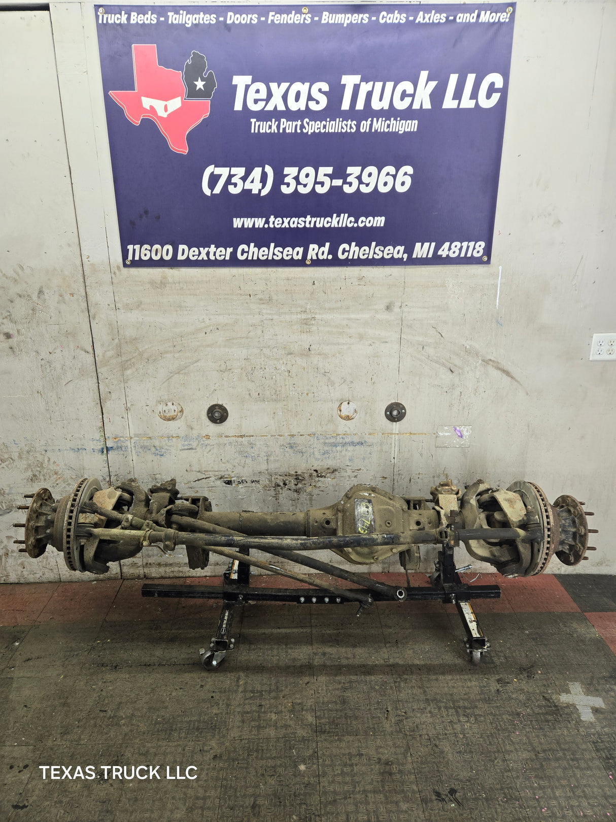 2005-2016 Ford F450 F550 Super Duty Front Axle 4.88 Gear Ratio DRW 10 Lug