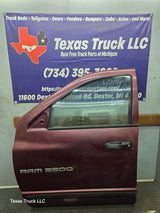 2003-2008 Dodge Ram 3rd Gen Driver Side Front Quad Cab Crew Cab Door 1500 2500 3500 4500 5500