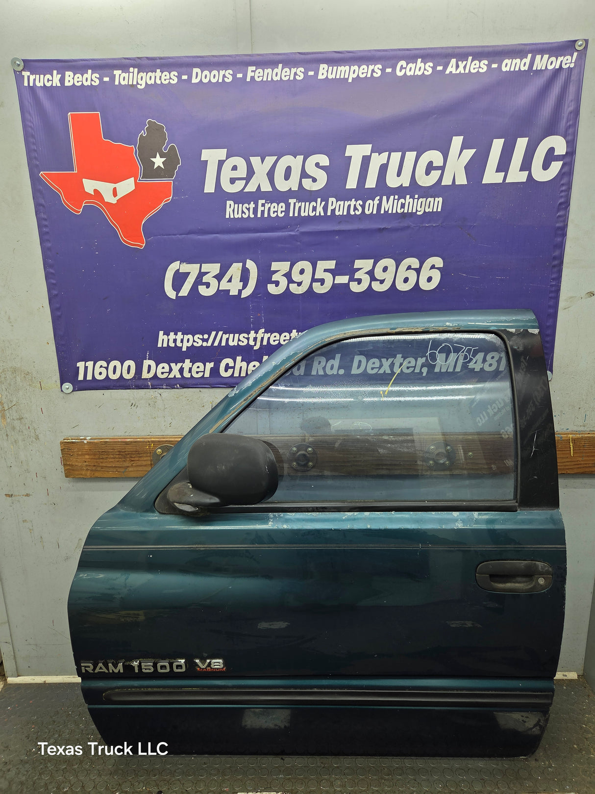 1994-2002 Dodge Ram 2nd Gen Quad Cab 4 Door Square Corner LH Driver Side Door