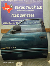 1994-2002 Dodge Ram 2nd Gen Quad Cab 4 Door Square Corner LH Driver Side Door