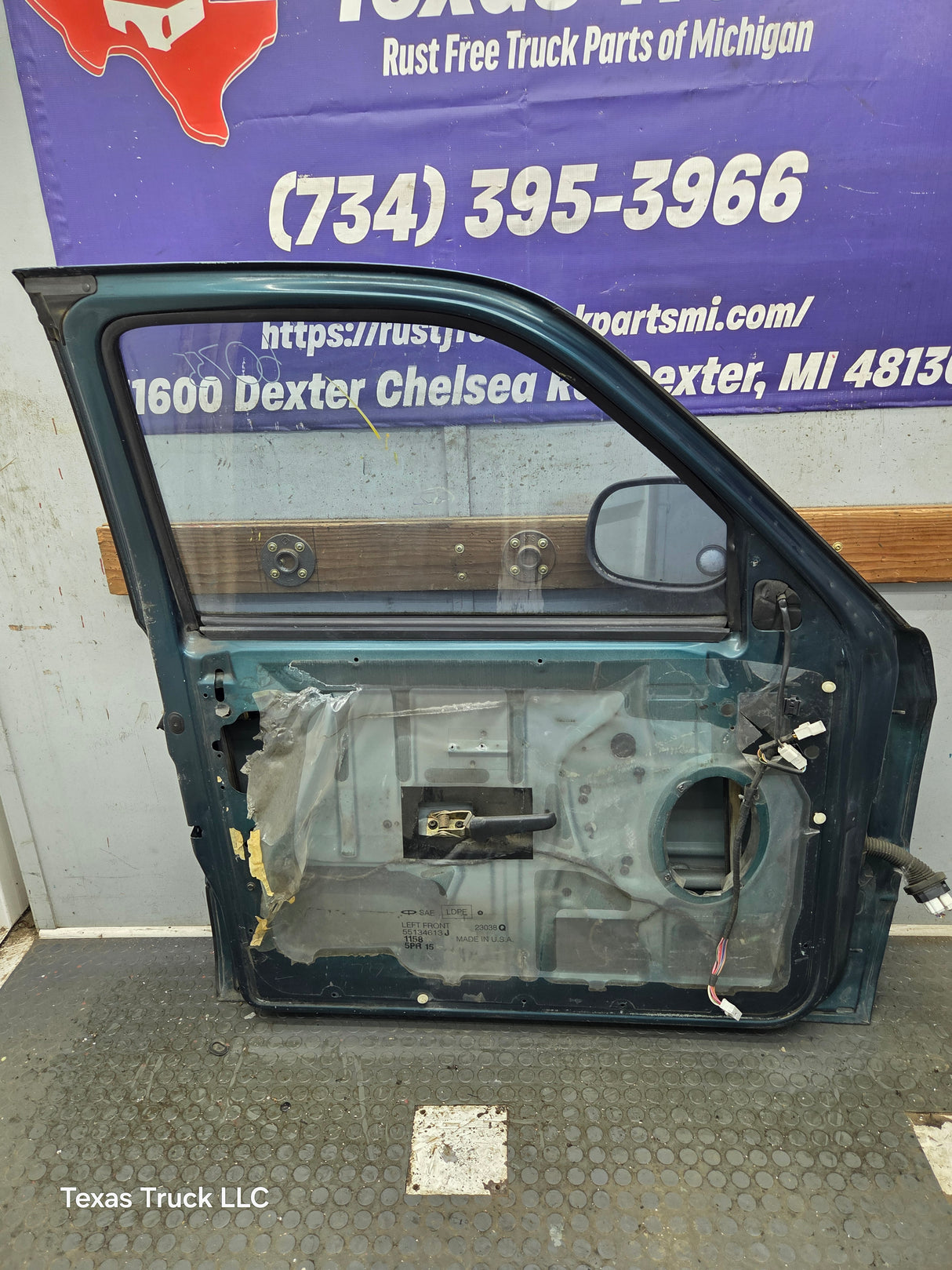 1994-2002 Dodge Ram 2nd Gen Quad Cab 4 Door Square Corner LH Driver Side Door