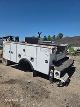11' Steel Utility Crane Service Body For Dual Rear Wheel Utility Bed Universal