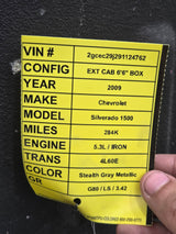 2007-2013 Chevrolet Silverado 1500 2500 3500 HD 6' 6" Short Truck