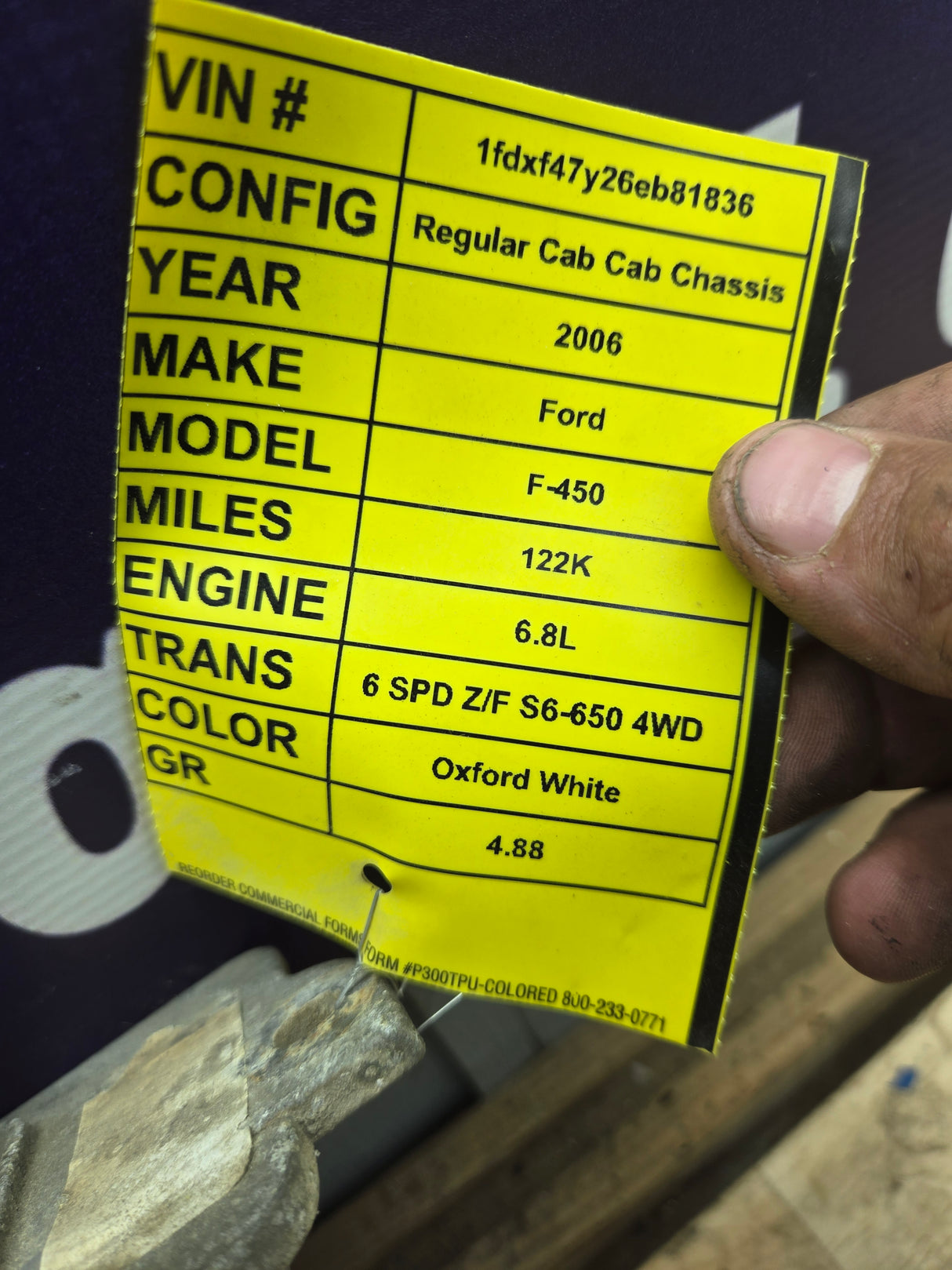 2006 Ford F250 F350 F450 F550 6.8L PCM HKD1 / 6C3A-12A650-BHB