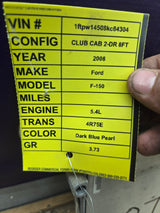 2008 Ford F150 5.4L PCM AFV4 / 7L3A-12A650-GAE