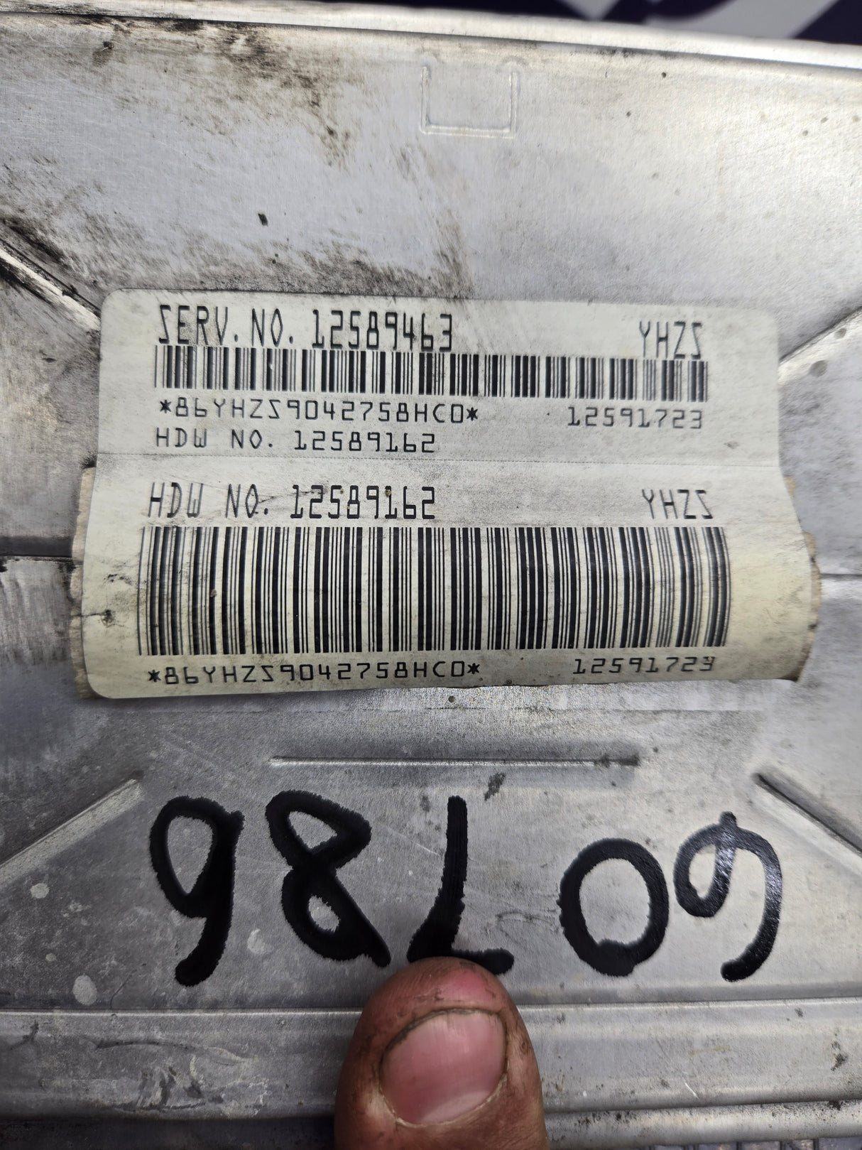 2003-2006 Chevrolet Silverado 6.0L PCM YHZS / 12589463