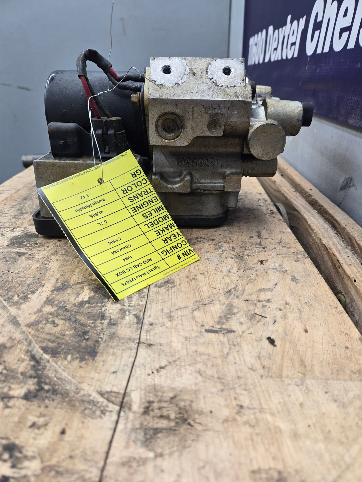 1994 Chevrolet Silverado C1500 ABS Pump Module Control Assembly