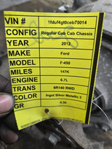 2011-2016 6.7L Power Stroke 6r140 Automatic Transmission 4wd 2wd Ford F250 F350 F450 F550 Super Duty 147k Miles