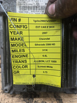 2007-2010 Chevrolet GMC Duramax 6.6L LMM PCM ECM ECU YRLF / 12617102