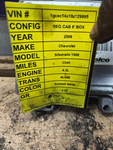 2008 Chevrolet Silverado 1500 4.3L PCM YRHA / 12618031