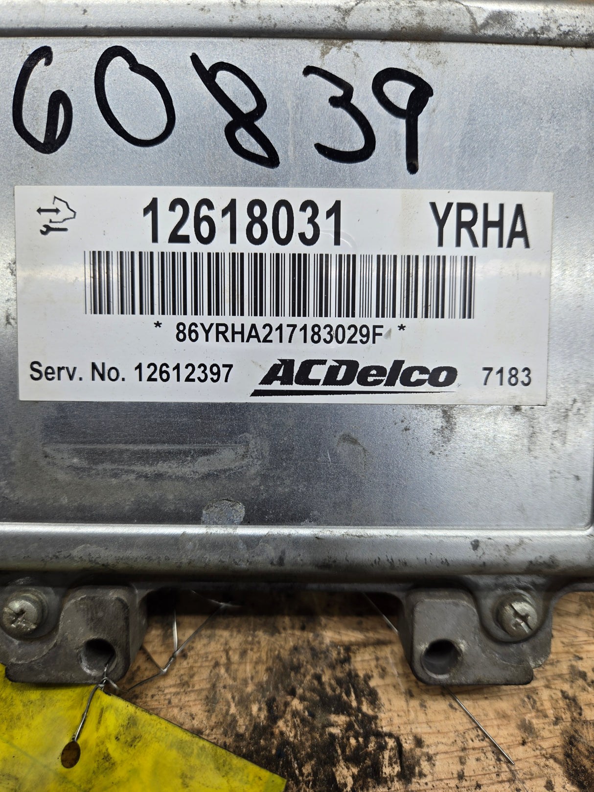 2008 Chevrolet Silverado 1500 4.3L PCM YRHA / 12618031