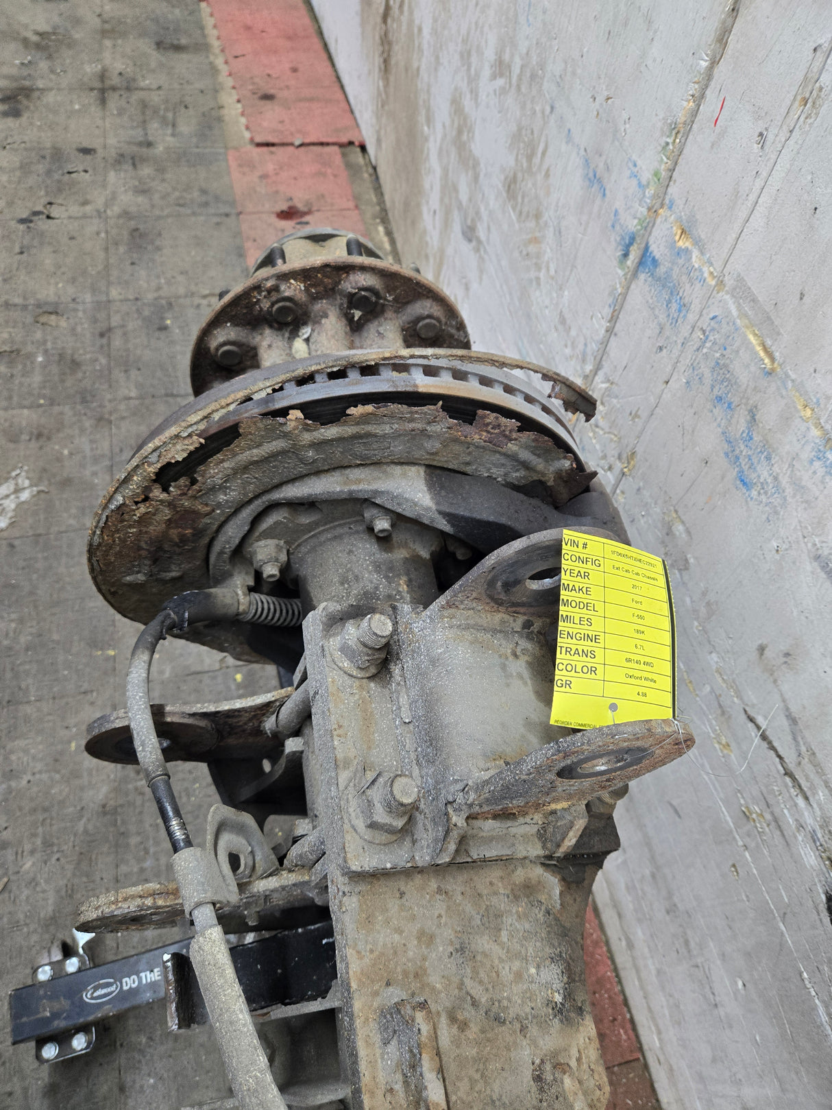 2017-2022 Ford F450 F550 Super Duty Rear Axle 4.88 Gear Ratio DRW 189k miles