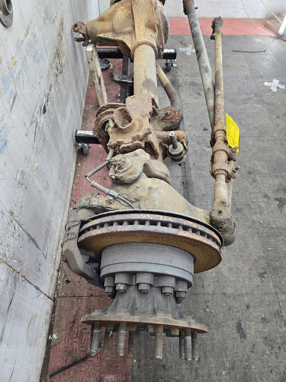 2005-2016 Ford F450 F550 Super Duty Front Axle 4.88 Gear Ratio DRW 10 Lug 122k miles