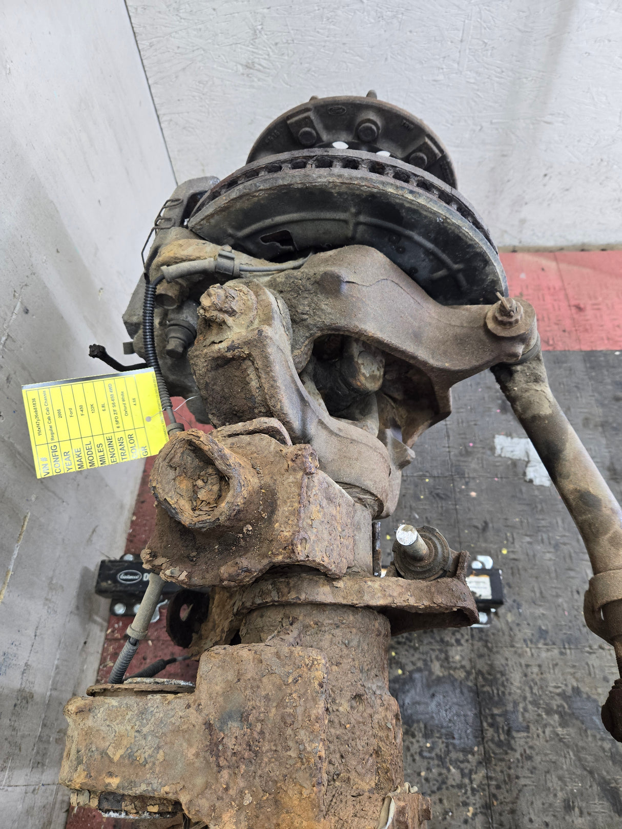 2005-2016 Ford F450 F550 Super Duty Front Axle 4.88 Gear Ratio DRW 10 Lug 122k miles