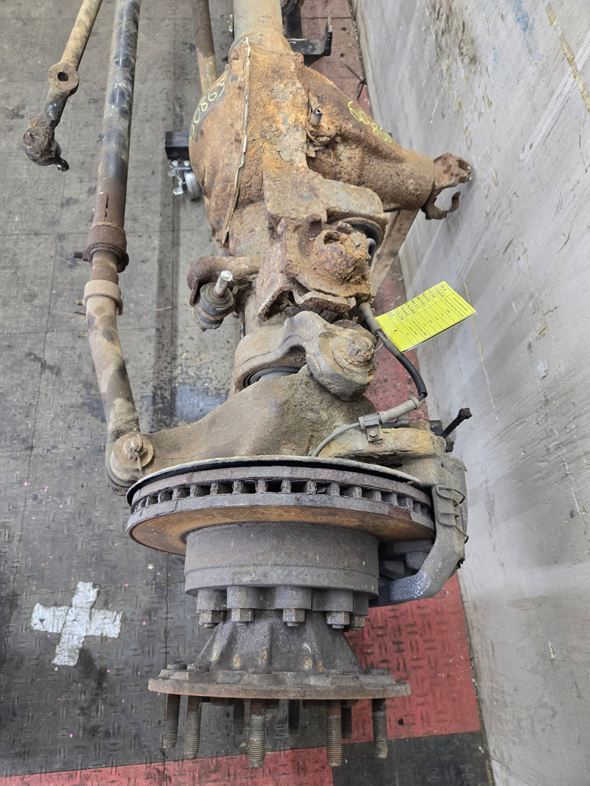 2005-2016 Ford F450 F550 Super Duty Front Axle 4.88 Gear Ratio DRW 10 Lug 122k miles