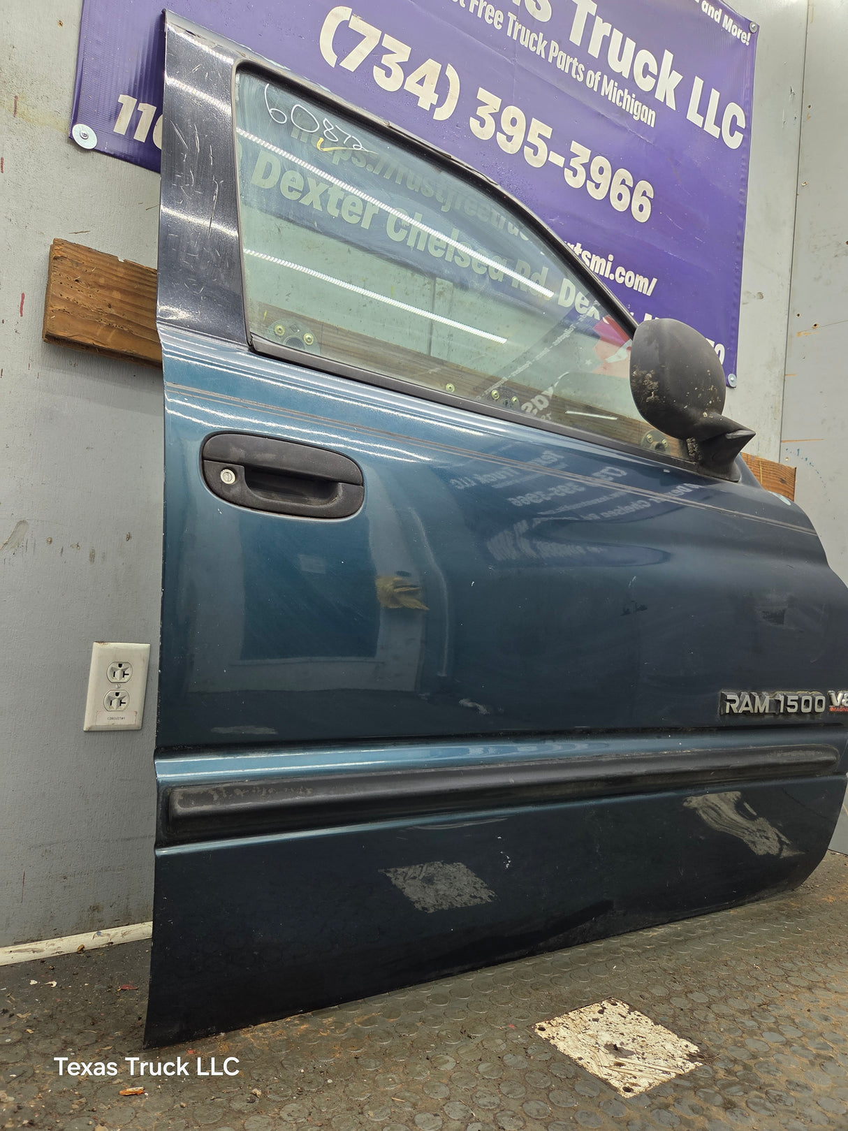 1994-2002 Dodge Ram 2nd Gen Quad Cab 4 Door Square Corner RH Passenger Side Door