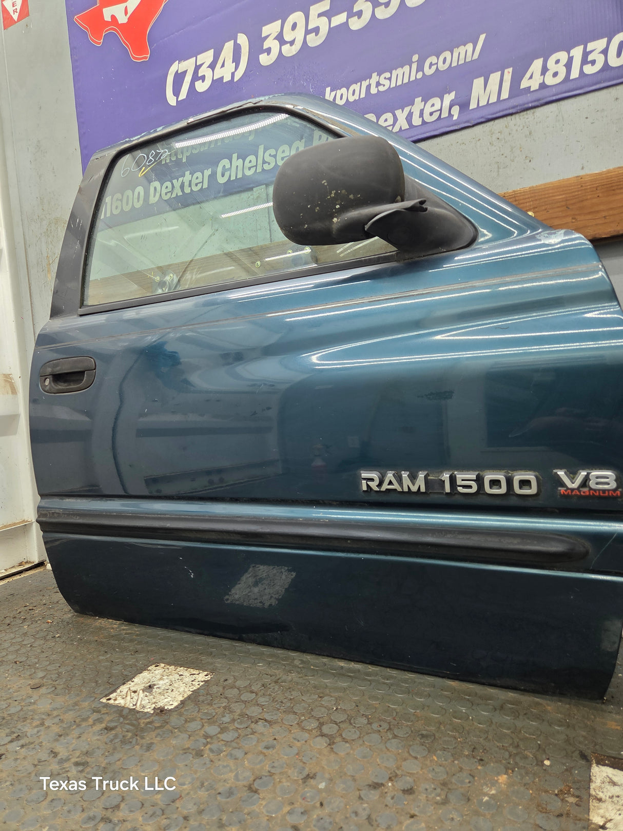 1994-2002 Dodge Ram 2nd Gen Quad Cab 4 Door Square Corner RH Passenger Side Door
