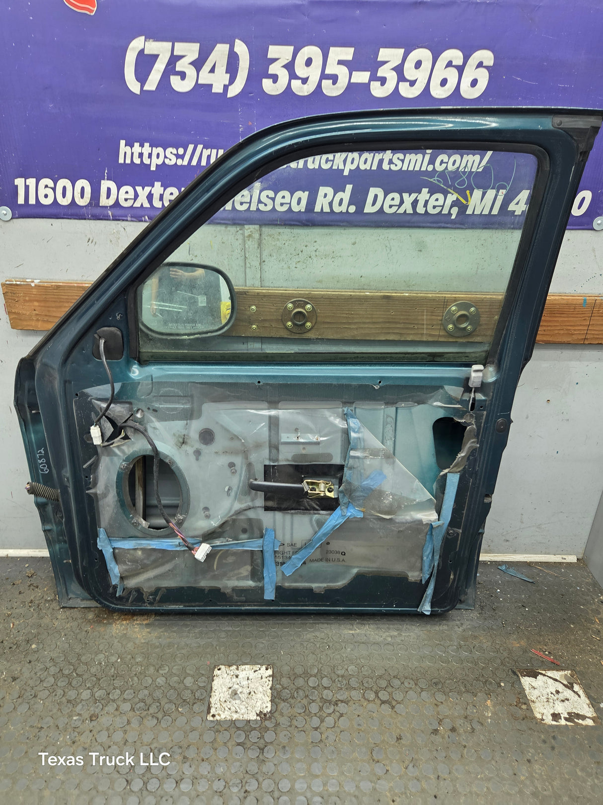 1994-2002 Dodge Ram 2nd Gen Quad Cab 4 Door Square Corner RH Passenger Side Door