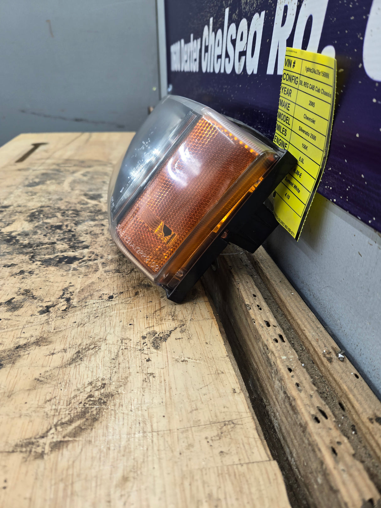 2003-2007 Chevrolet Silverado LH Driver Side Marker / Turn Signal