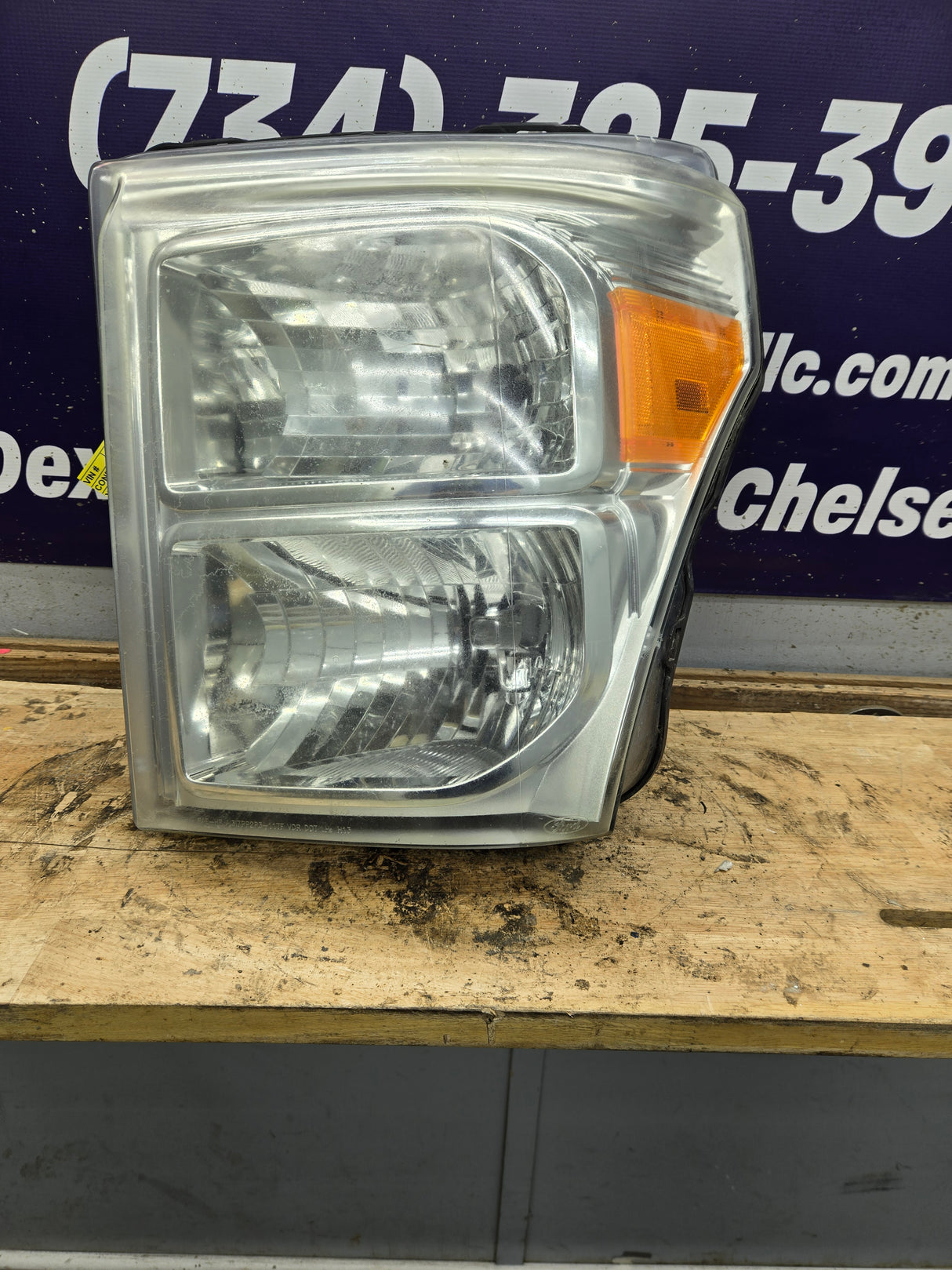 2011-2016 Ford Super Duty F250 F350 F450 F550 LH Driver Side Headlight 6.7L Power Stroke 6.2L Gas BC34-13006-A