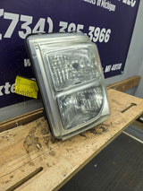 2011-2016 Ford Super Duty F250 F350 F450 F550 LH Driver Side Headlight 6.7L Power Stroke 6.2L Gas BC34-13006-A