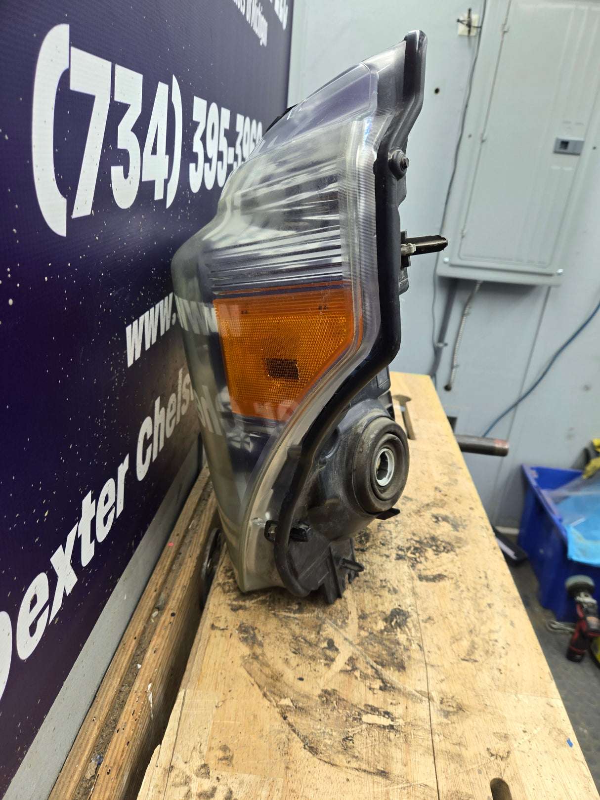 2011-2016 Ford Super Duty F250 F350 F450 F550 LH Driver Side Headlight 6.7L Power Stroke 6.2L Gas BC34-13006-A