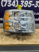 2007-2013 Chevrolet Silverado 1500 2500 3500 RH Passenger Side Halogen Headlight TYC 20-6817-00