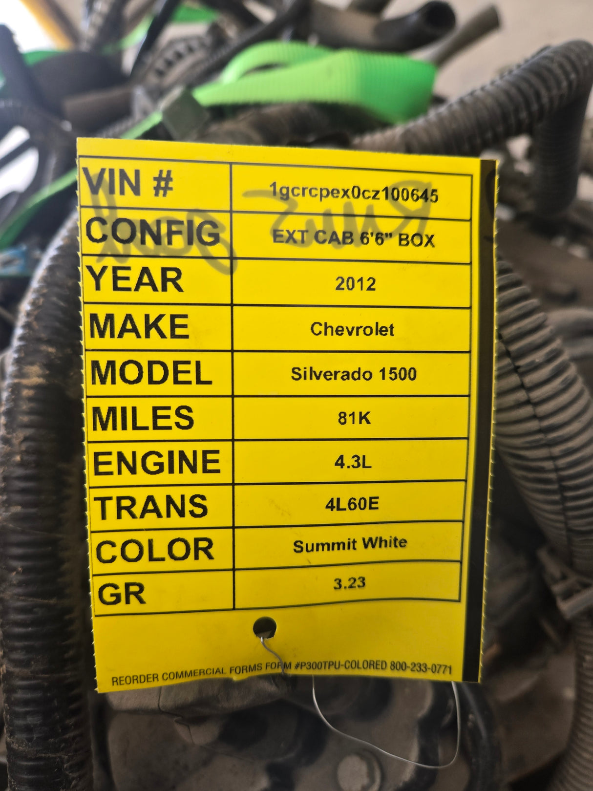 2012 Chevrolet Silverado / GMC Sierra 1500 4.3L engine V6 RAN GREAT 81k miles
