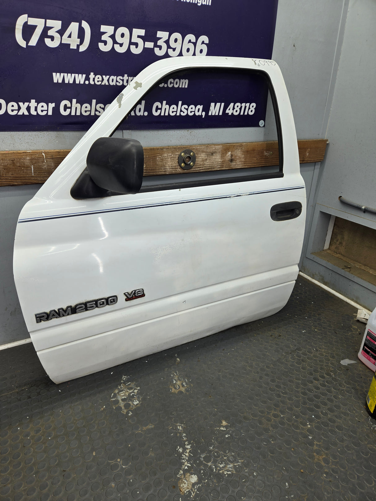 1994-2002 Dodge Ram 2nd Gen LH Driver Side Front Door Regular Cab / 2 Door Ext Cab 1500 2500 3500 ROUND CORNER