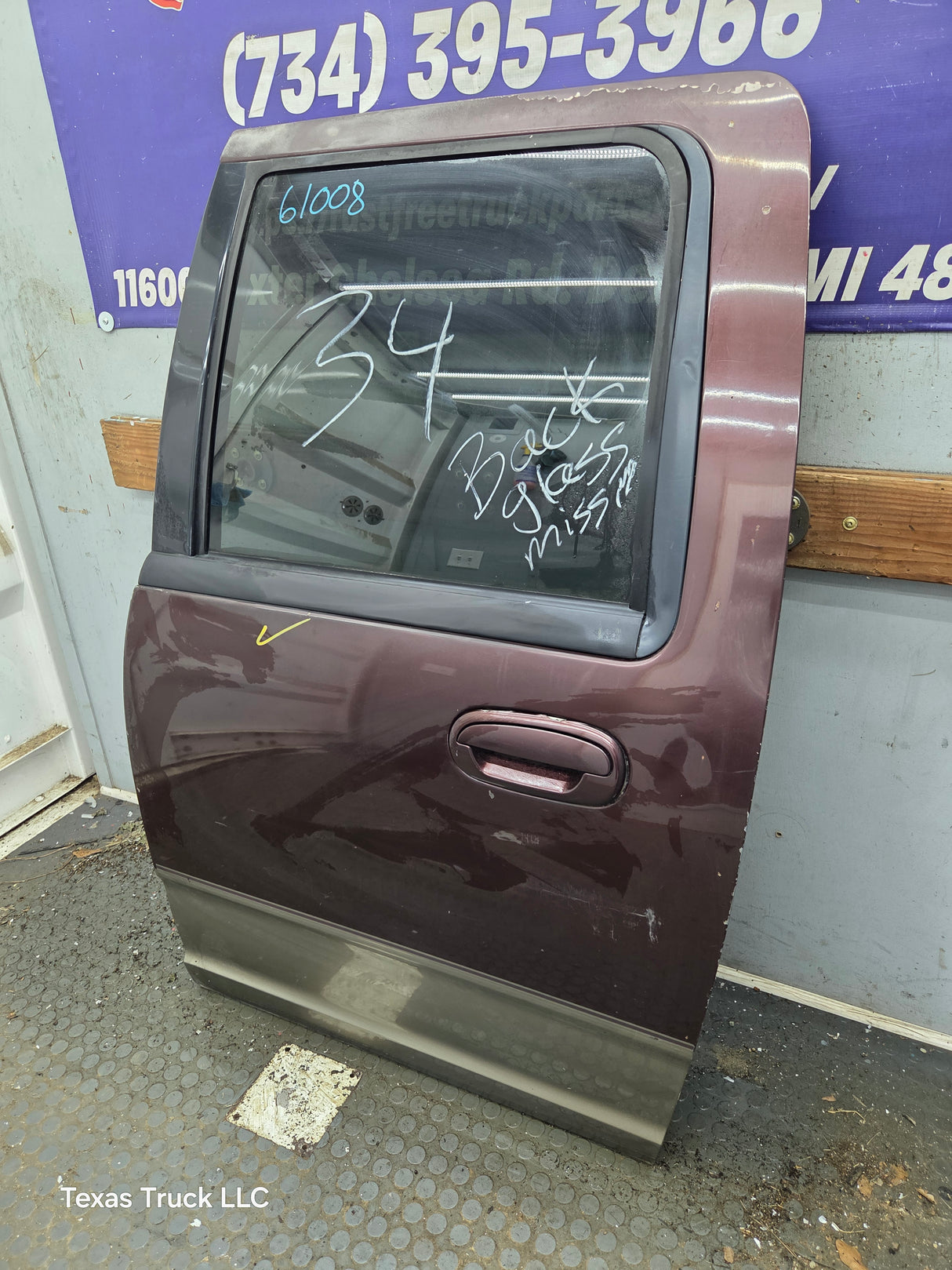 1997-2003 Ford F150 Driver Side Rear Crew Cab Door Left Hand