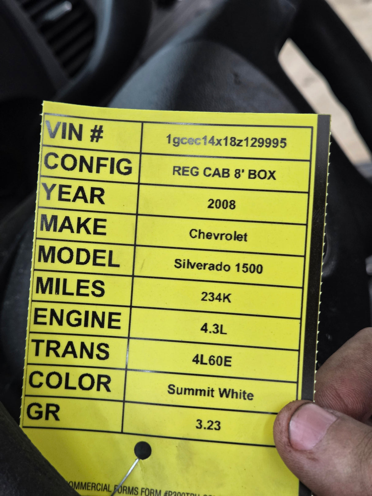 2007-2013 Chevrolet Silverado / GMC Sierra 1500 2500 3500 HD Regular Cab