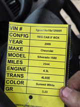 2007-2013 Chevrolet Silverado / GMC Sierra 1500 2500 3500 HD Regular Cab