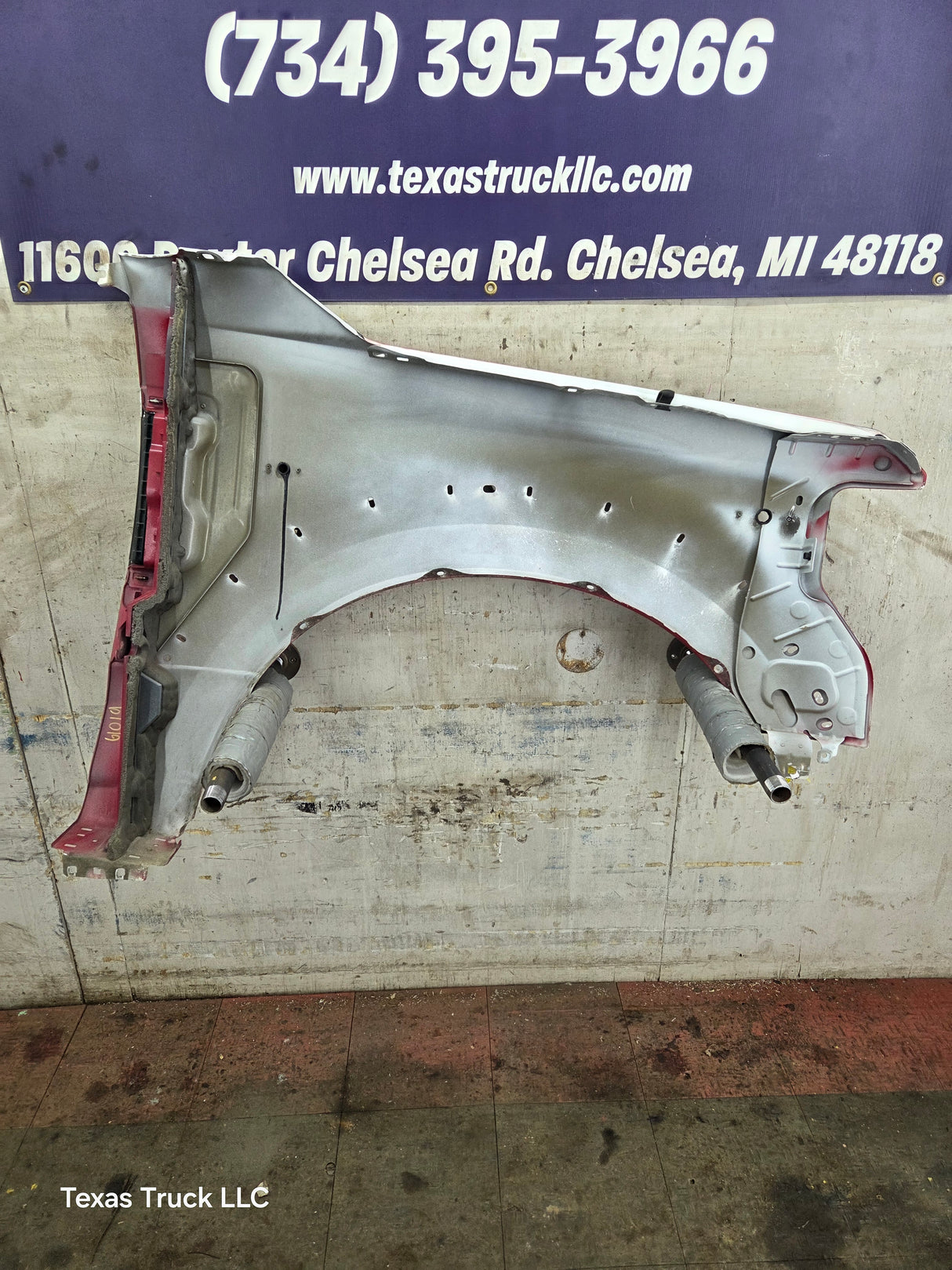2017-2019 Ford Super Duty F450 F550 LH Driver Fender