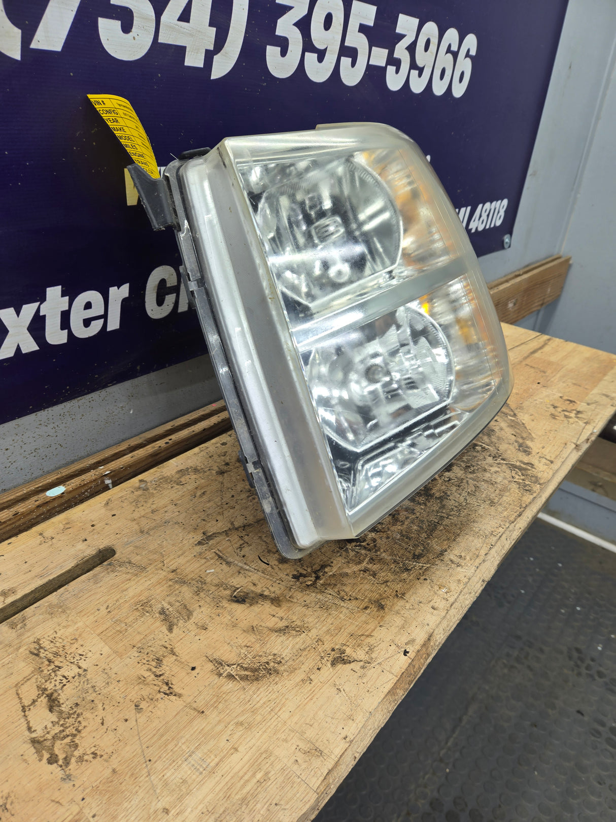2007-2013 Chevrolet Silverado 1500 2500 3500 LH Driver Side Halogen Headlight