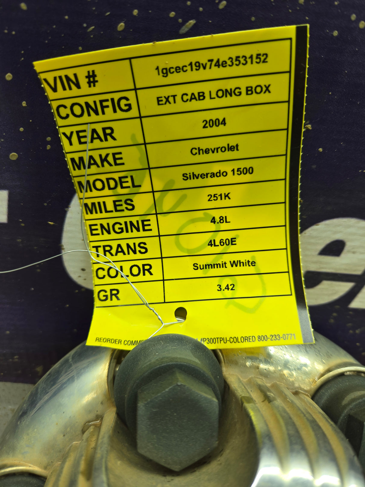 1999-2006 GMC Center Cap Hub Cap 15039488