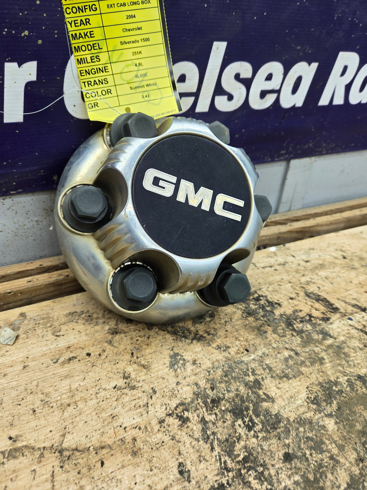 1999-2006 GMC Center Cap Hub Cap 15039488