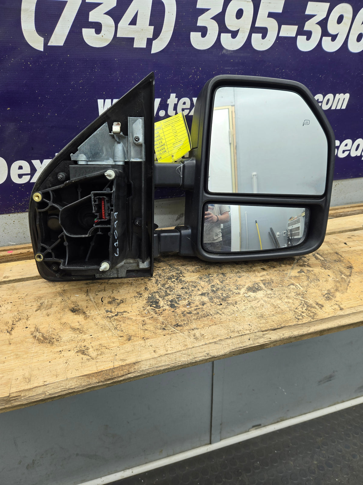 2017-2022  Ford Super Duty F250 F350 F450 F550 RH Passenger Side Power Telescope Heated Towing Mirror OEM