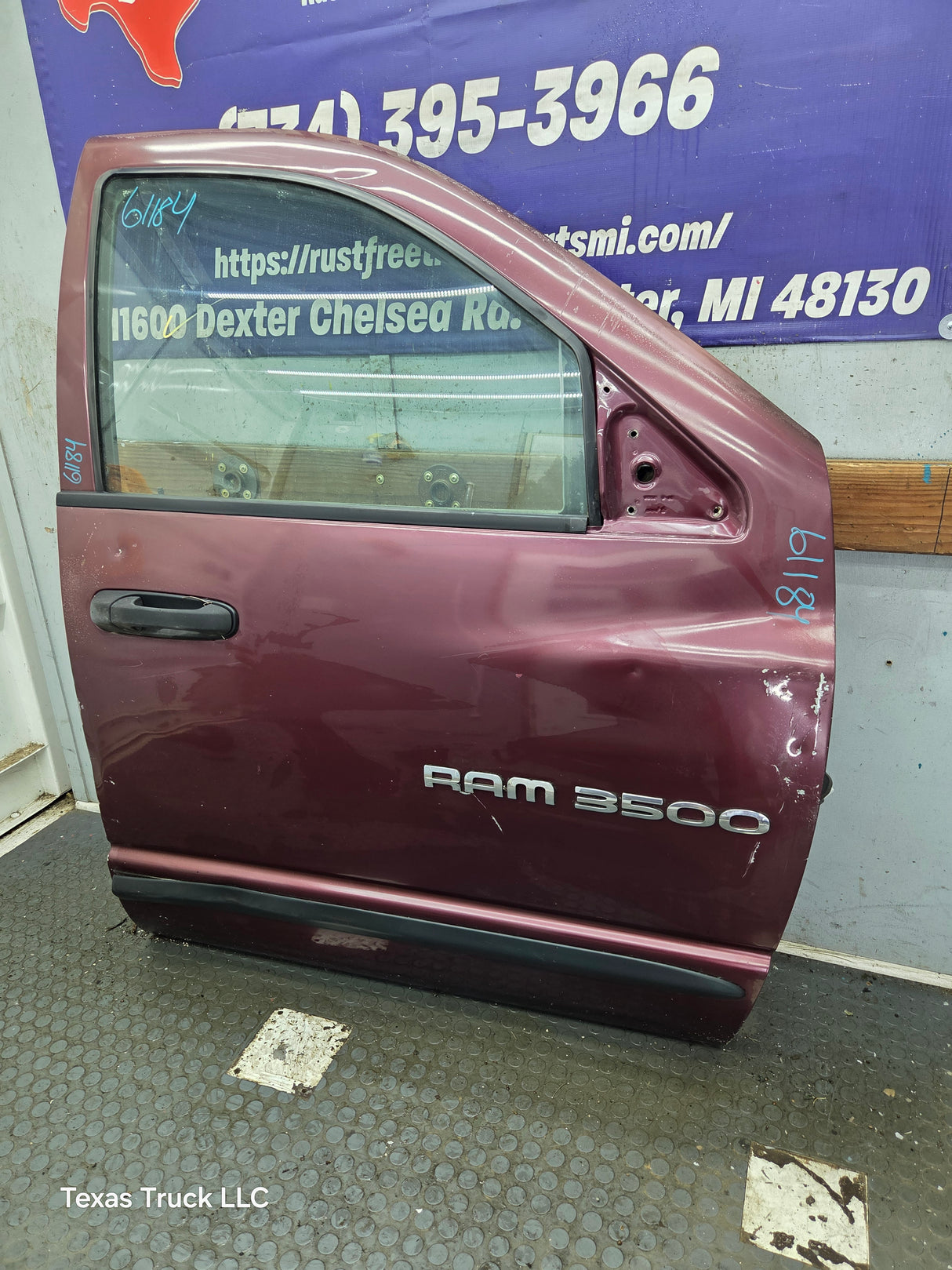 2003-2008 Dodge Ram 3rd Gen Passenger Side Front Quad Cab Crew Cab Door 1500 2500 3500 4500 5500