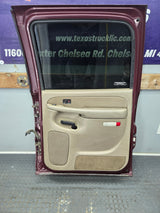 1999-2006 Chevrolet Silverado / GMC Sierra 1500 2500 3500 HD Rear Passenger side Crew Cab rear door